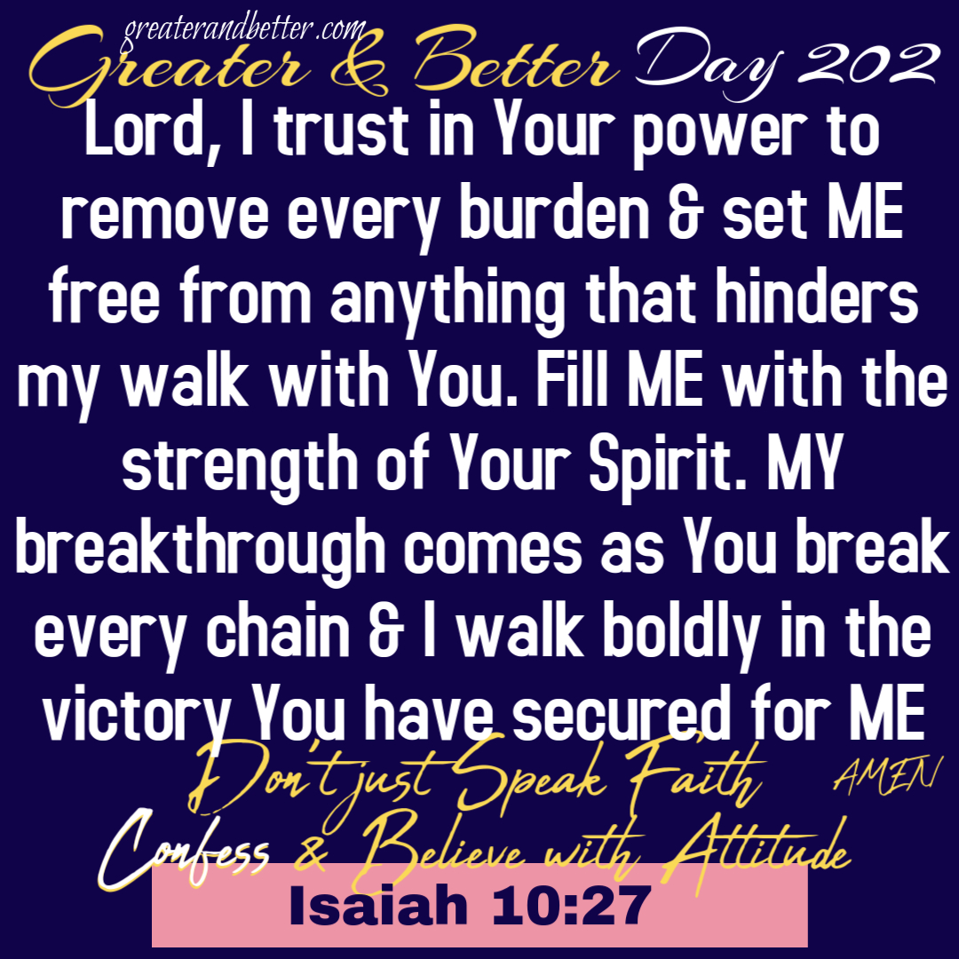 Greater & Better Day 202